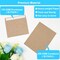 Blank Cards and Envelopes 4x6, 50 Pack Brown Blank Folded Greeting Cards and Envelopes Set with A4 Greeting Card Envelopes for DIY Greeting Cards, Thank You Cards, Invitations in All Occasions